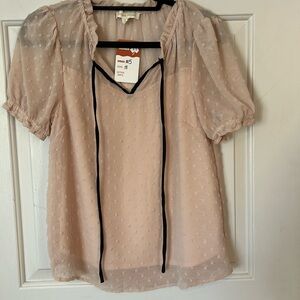 Monteau Los Angeles blush top